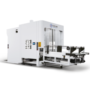 Fully automatic paper turning and collecting machine