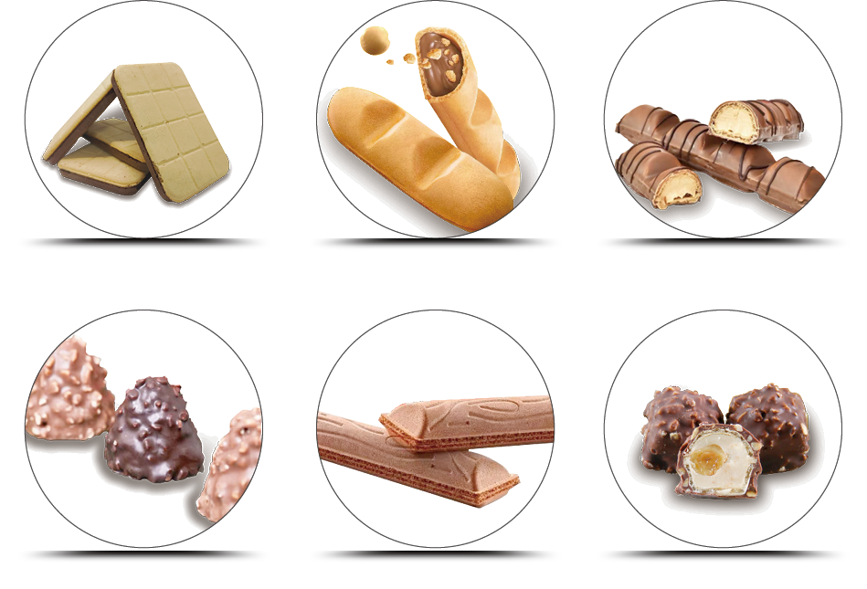 Irregularly shaped wafer chocolate production line - 1-20