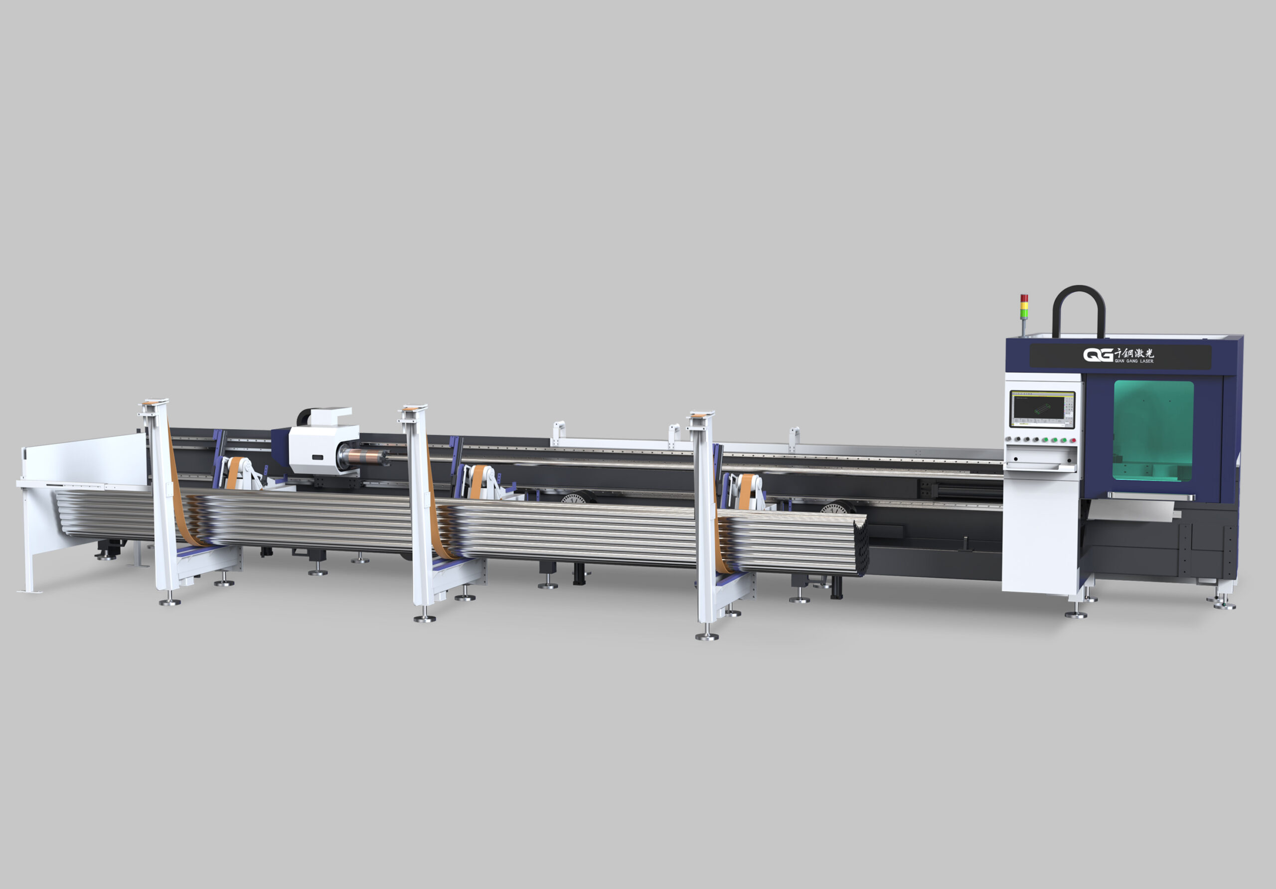 High-speed 3D five-axis beveling laser tube cutting machine - 1-3