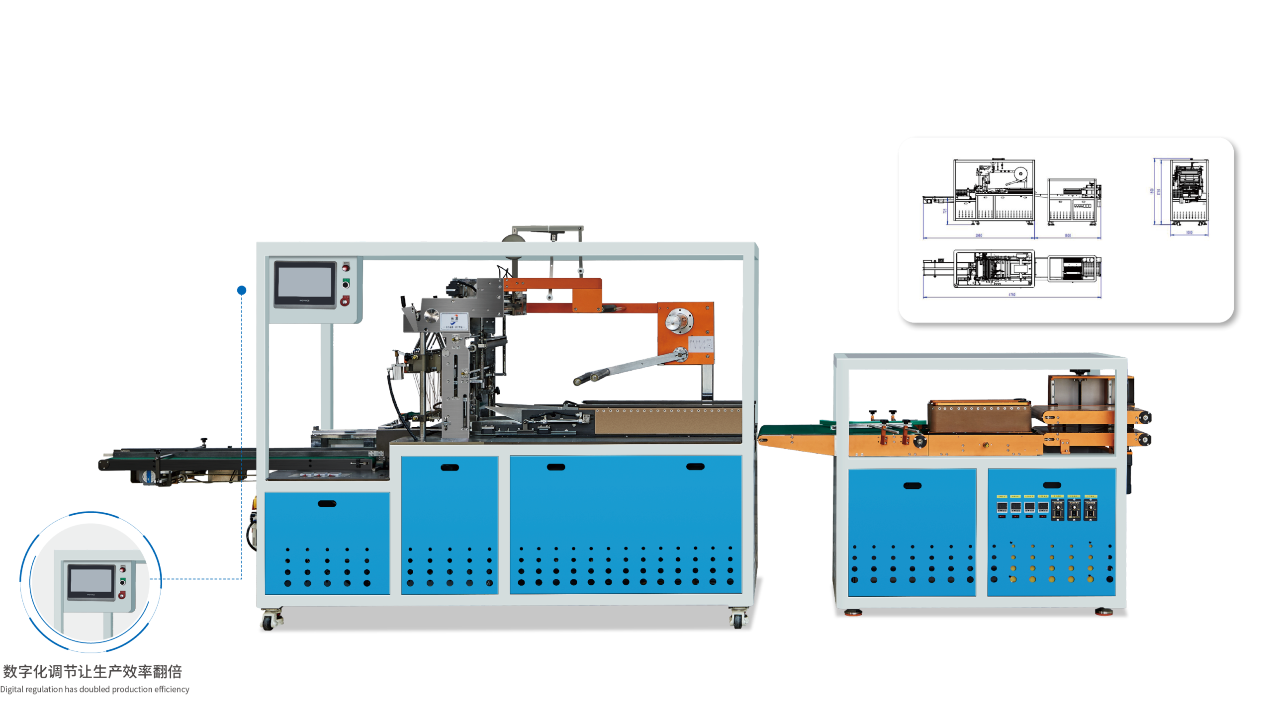 CY-600 Full Servo High-Speed Transparent Film 3D Packaging Machine - 4-1