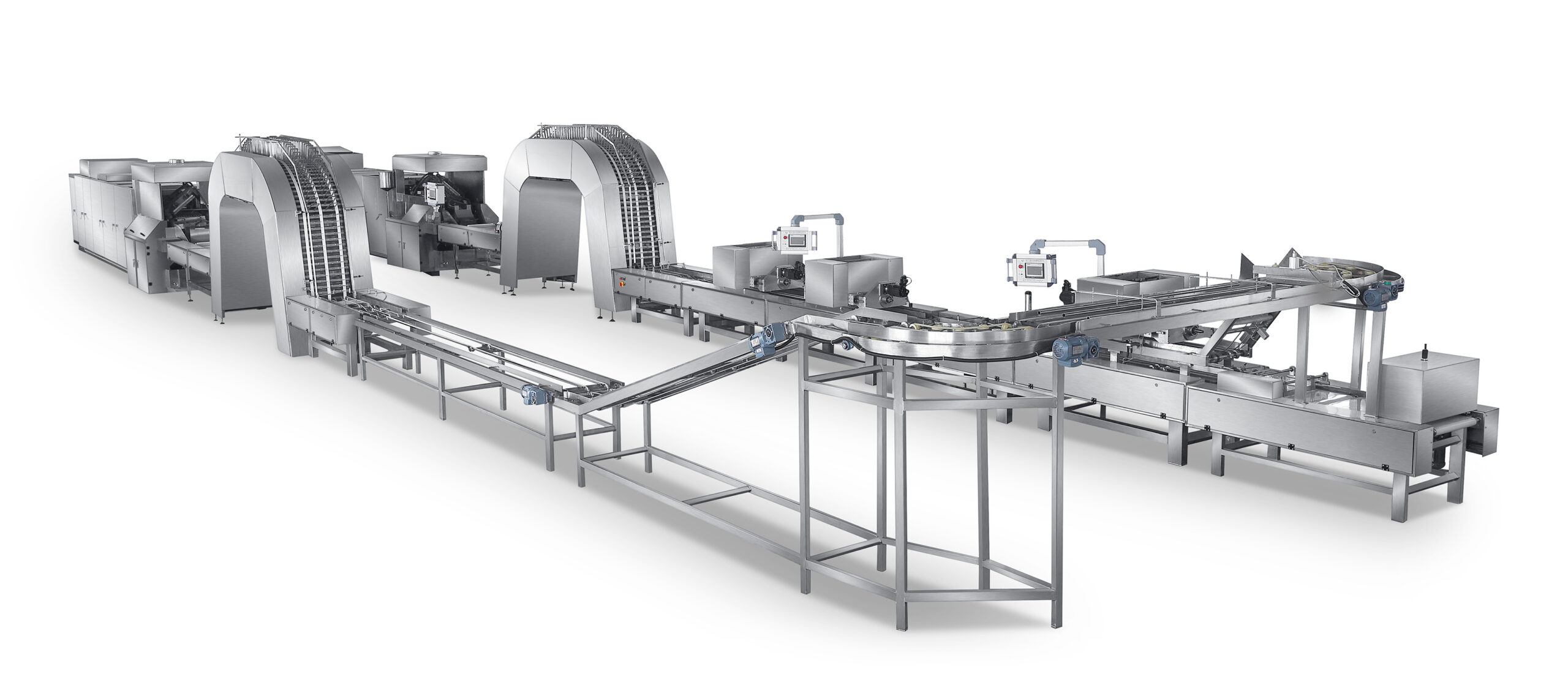 Irregularly shaped wafer chocolate production line
