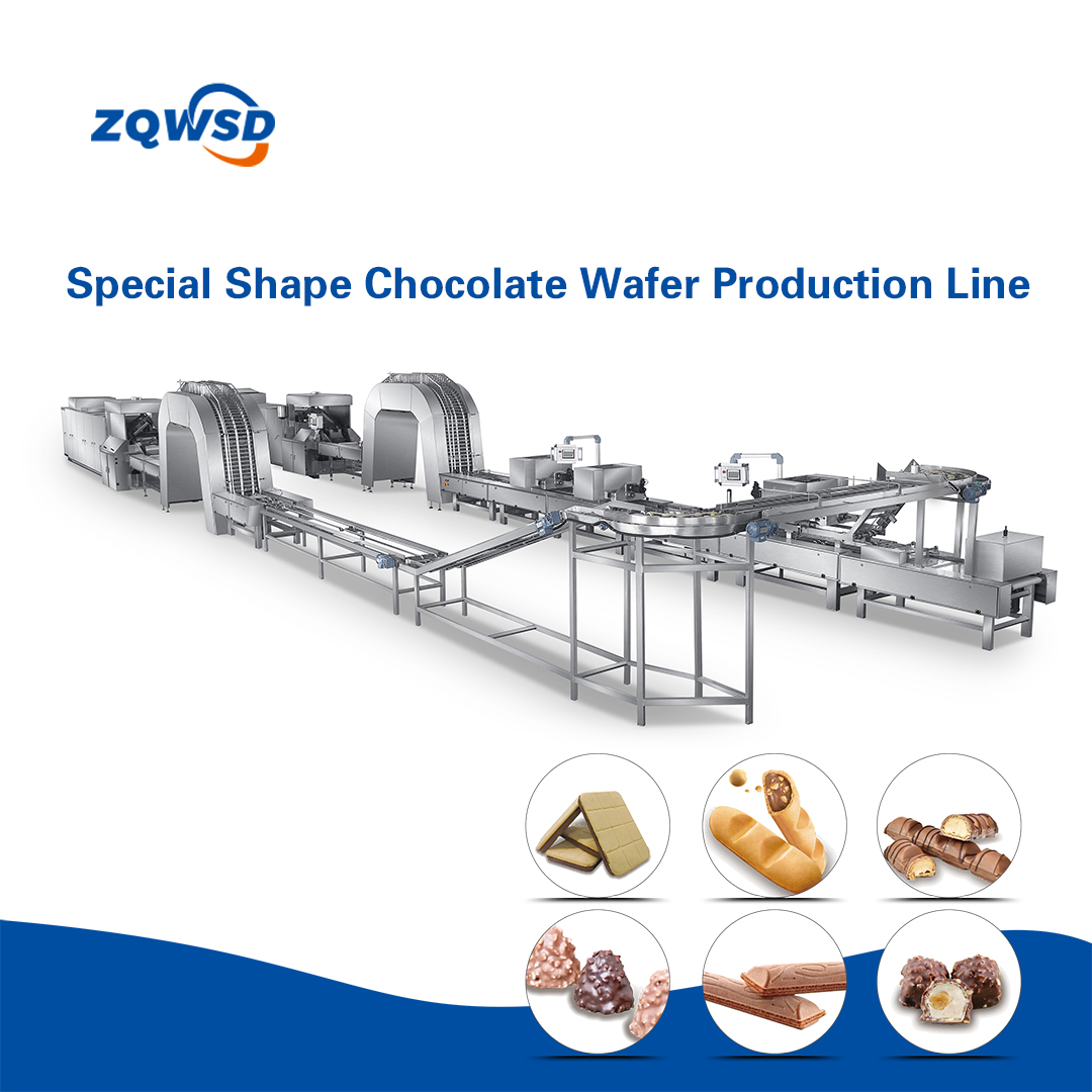 Irregularly shaped wafer chocolate production line - Image 5
