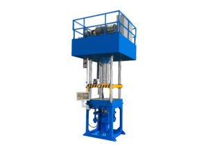 Oil tank top stretching machine
