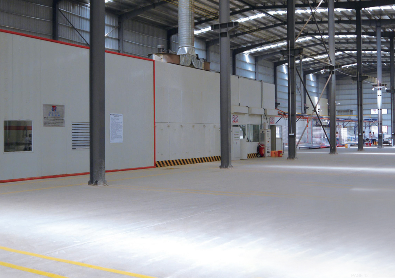 Crystal Electrophoresis & Fluorocarbon Coating Spraying Production Line - 1