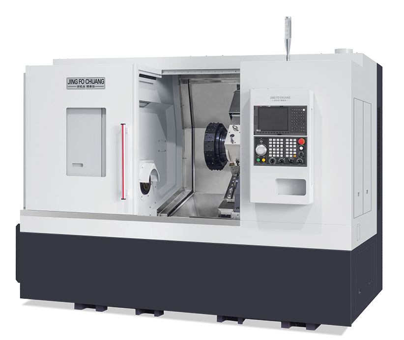 52 interpolation Y-type dual-spindle single-power turret turning and milling composite machine tool - 2.1