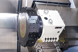 52 interpolation Y-type dual-spindle single-power turret turning and milling composite machine tool - 2.2