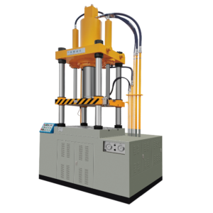 Series four column double action hydraulic press