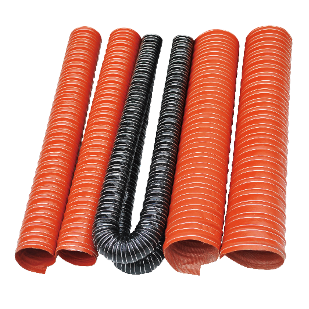 Red/Black Silicone High Temperature Air Duct - 5